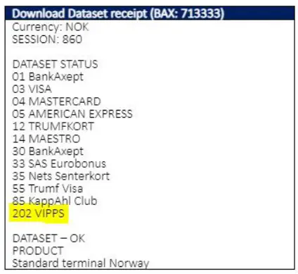 list of active agreements in the terminal