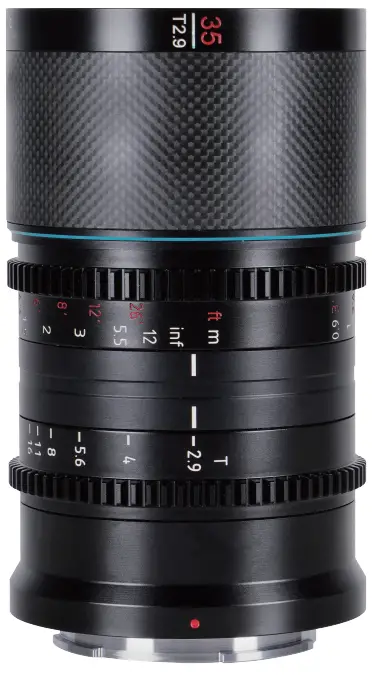 SIRUI 35mm T2.9 1.6x Carbon Fiber Full Frame Anamorphic Lens product