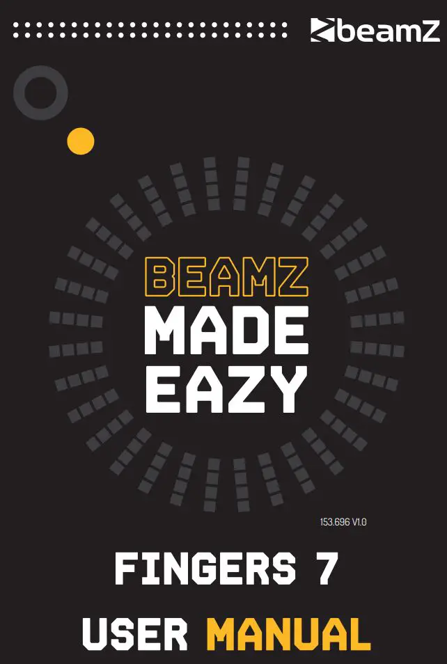beamZ Fingers7 Supernova Led Effect Lighting User Manual