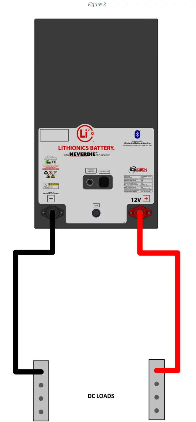 Lithionics Battery GTX12V630A-E2112-CS200 NeverDie Compact Series 200 Internal BMS - fig 4