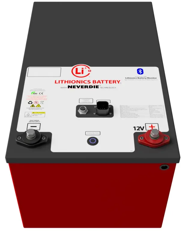 Lithionics Battery GTX12V630A-E2112-CS200 NeverDie Compact Series 200 Internal BMS - fig 4