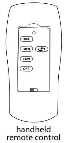 CRAFTMADE BW318 Bellows Uno - Remote Control 1