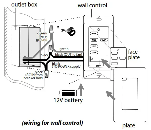 CRAFTMADE BW318 Bellows Uno - Wiring 2