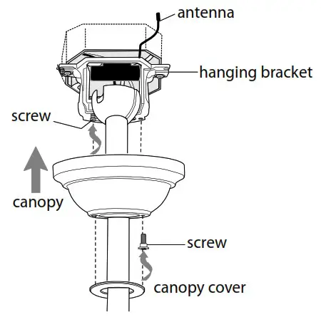 CRAFTMADE BW318 Bellows Uno - Wiring 3