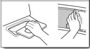 Clean the lint screen