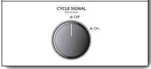 Select Cycle Signal (if desired)