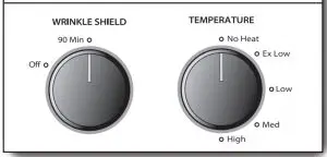 . Set cycle settings and options