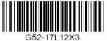 MSI Katana GF66 Gaming Laptop bar code