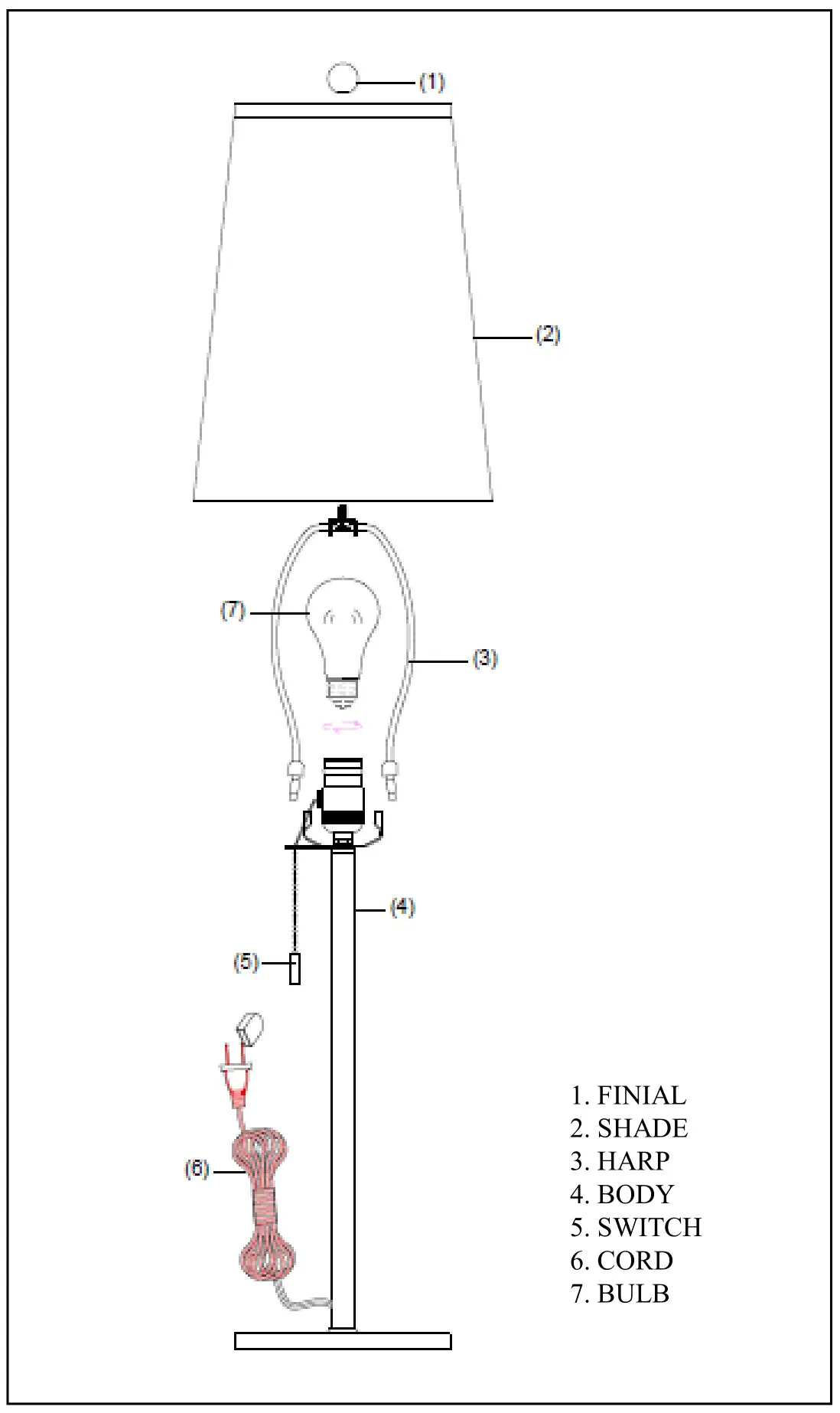TREND BT1682 Primo Table Lamp - overview
