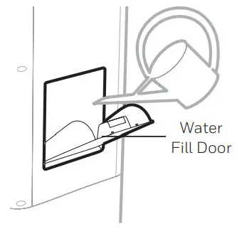 Honeywell CL25AE Portable Evaporative Air Cooler - FILLING WITH WATER
