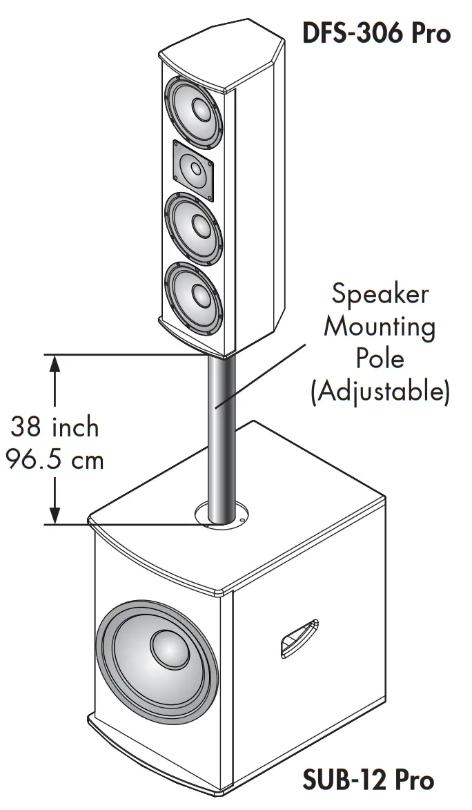 Better Music Builder SUB-12 Pro Powered Subwoofer - fig 2