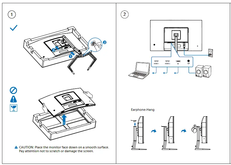 PHILIPS 32M1C5200W Curved Gaming Monitor 2