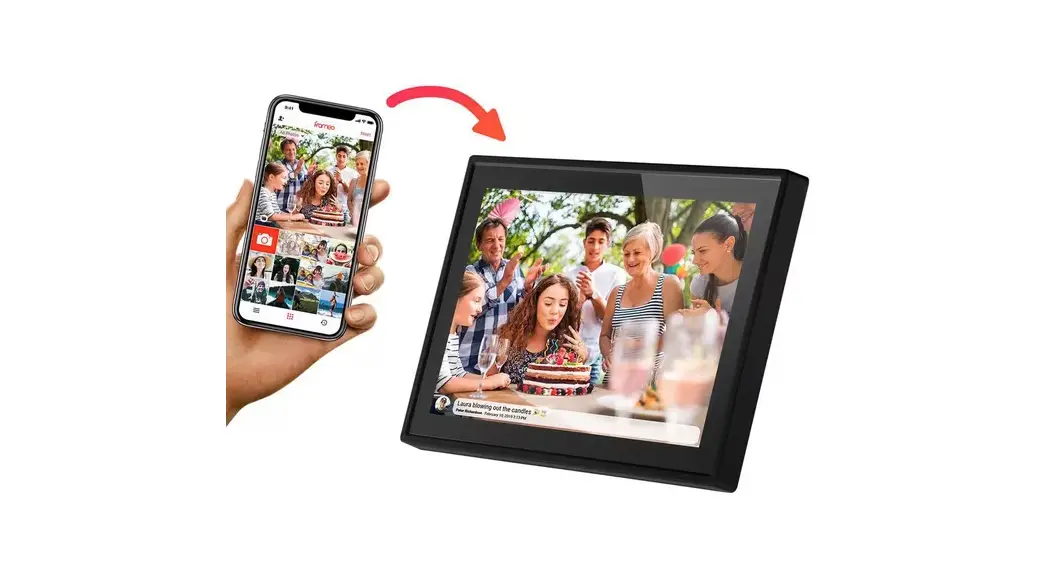 Frameo 10.1 Inch Wifi Digital Photo Frame User Manual