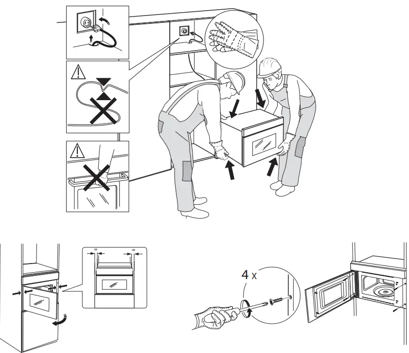 INDeSIT IMBN3 R3 IX Built In Microwave Oven-fig7