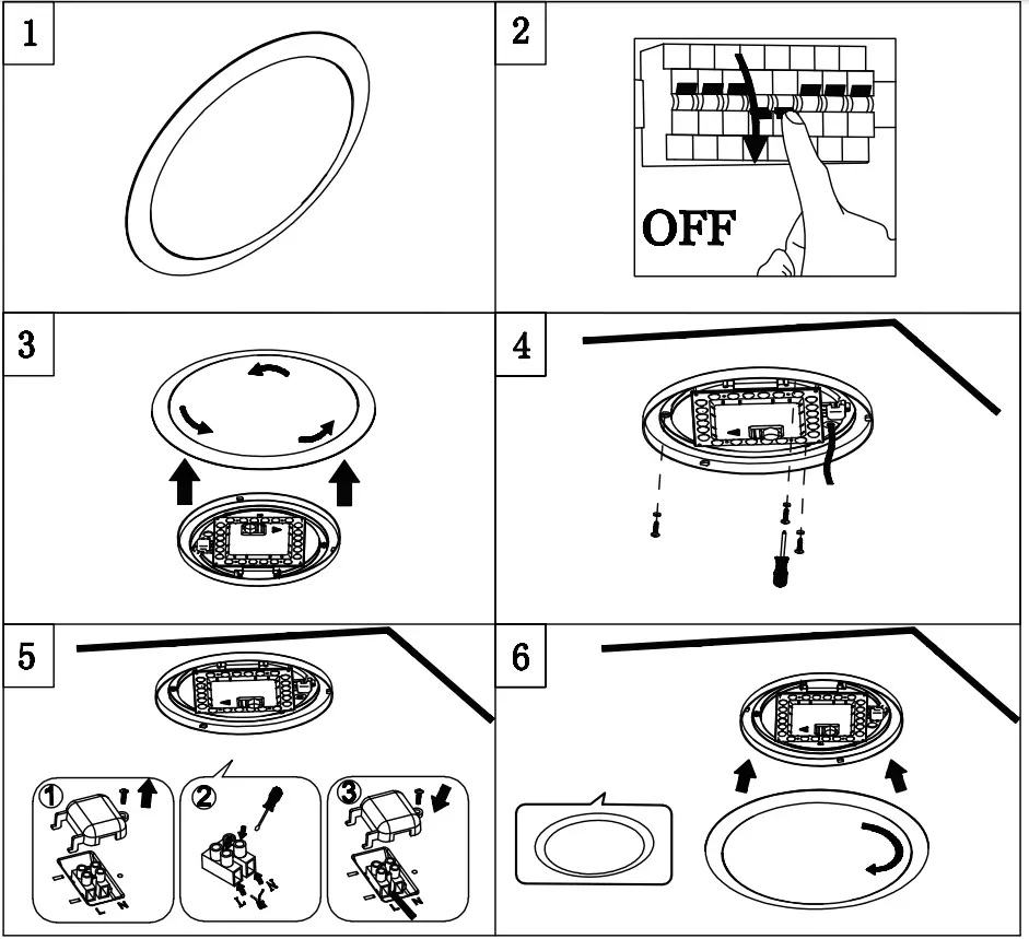 TRIO 680319106 Ceiling Light - fig 1