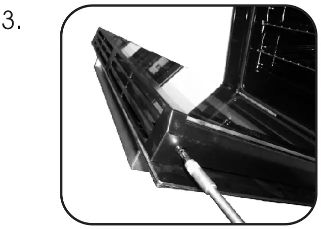 REMOVAL AND CLEANING OF THE GLASS DOOR