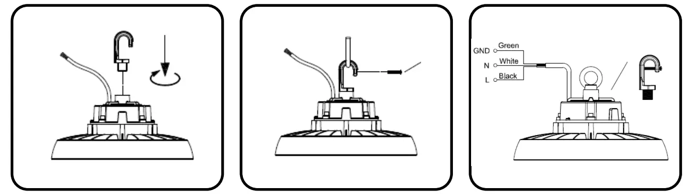 GE current ARC Series Albeo LED Round High Bay IP65 Luminaire - 2