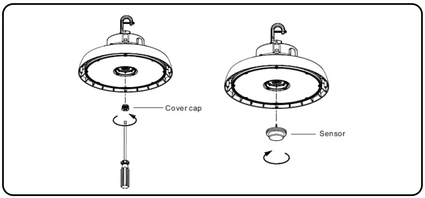 GE current ARC Series Albeo LED Round High Bay IP65 Luminaire - 3