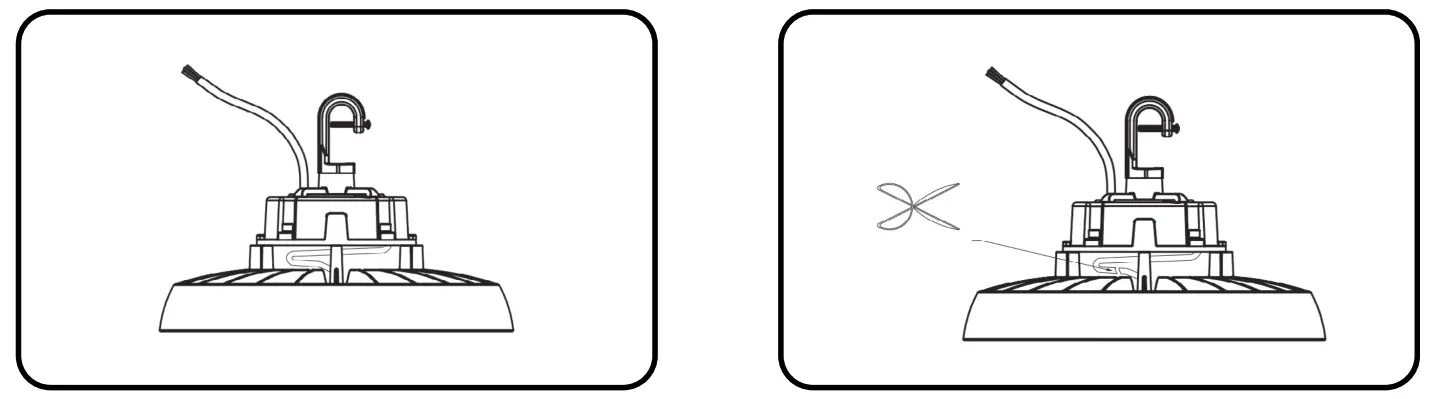 GE current ARC Series Albeo LED Round High Bay IP65 Luminaire - 7