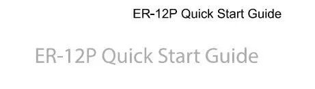 EdgeRouter ER-12P User Guide