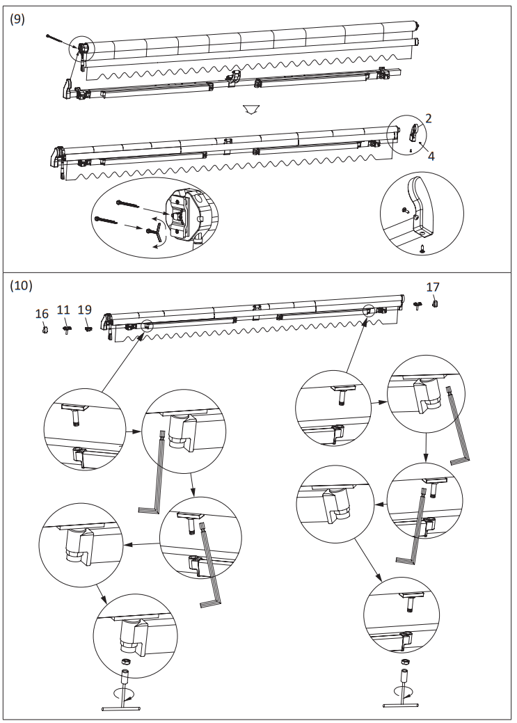 vidaxl 313210 Gloria Rustic Acacia Wood Outdoor Dining Table - fig 5