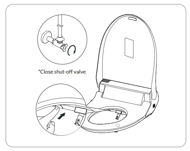 Draining the Warm Water Tank