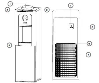 Hamilton Beach Top-Loading Water Cooler fig-1