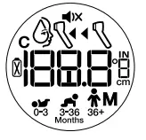 BRAUN BNT 400A No Touch + Forehead Thermometer - Error message S 4