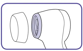 BRAUN BNT 400A No Touch + Forehead Thermometer - Remove protective cap