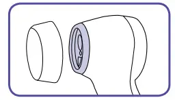 BRAUN BNT 400A No Touch + Forehead Thermometer - Remove protective cap
