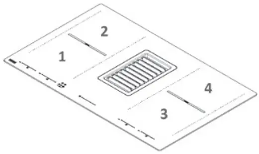 FRANKE MYTHOS FMY 839 HI LL KIT 2gether Hob Extractor - fig 30