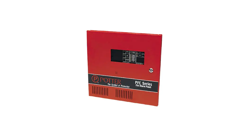 Potter Pfc-5002 Fire Alarm Control Panel Owner's Manual