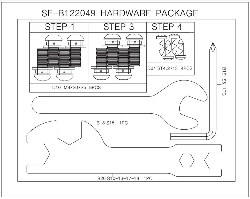 HARDWARE PACKAGE
