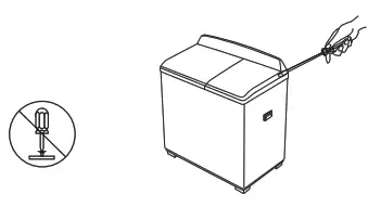 Euromaid ETTW800 8kg Twin Tub Washing Machine - machine