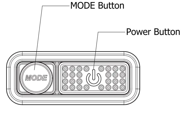 NITECORE NU50 Superior Performance High Capacity USB C Rechargeable Headlamp - Power Button