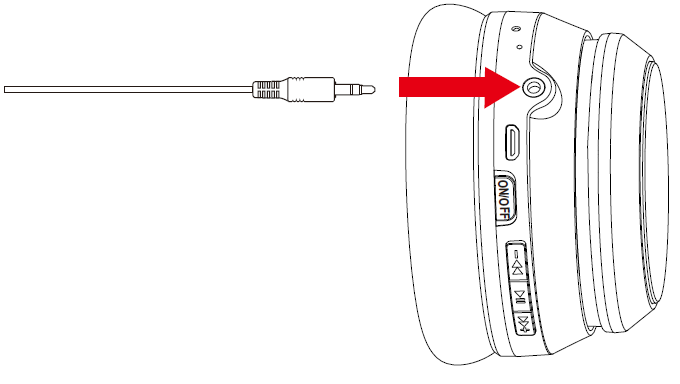 Srhythm NC15 Noise Cancelling Headphone Wired Mode