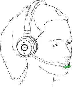 Position the microphone