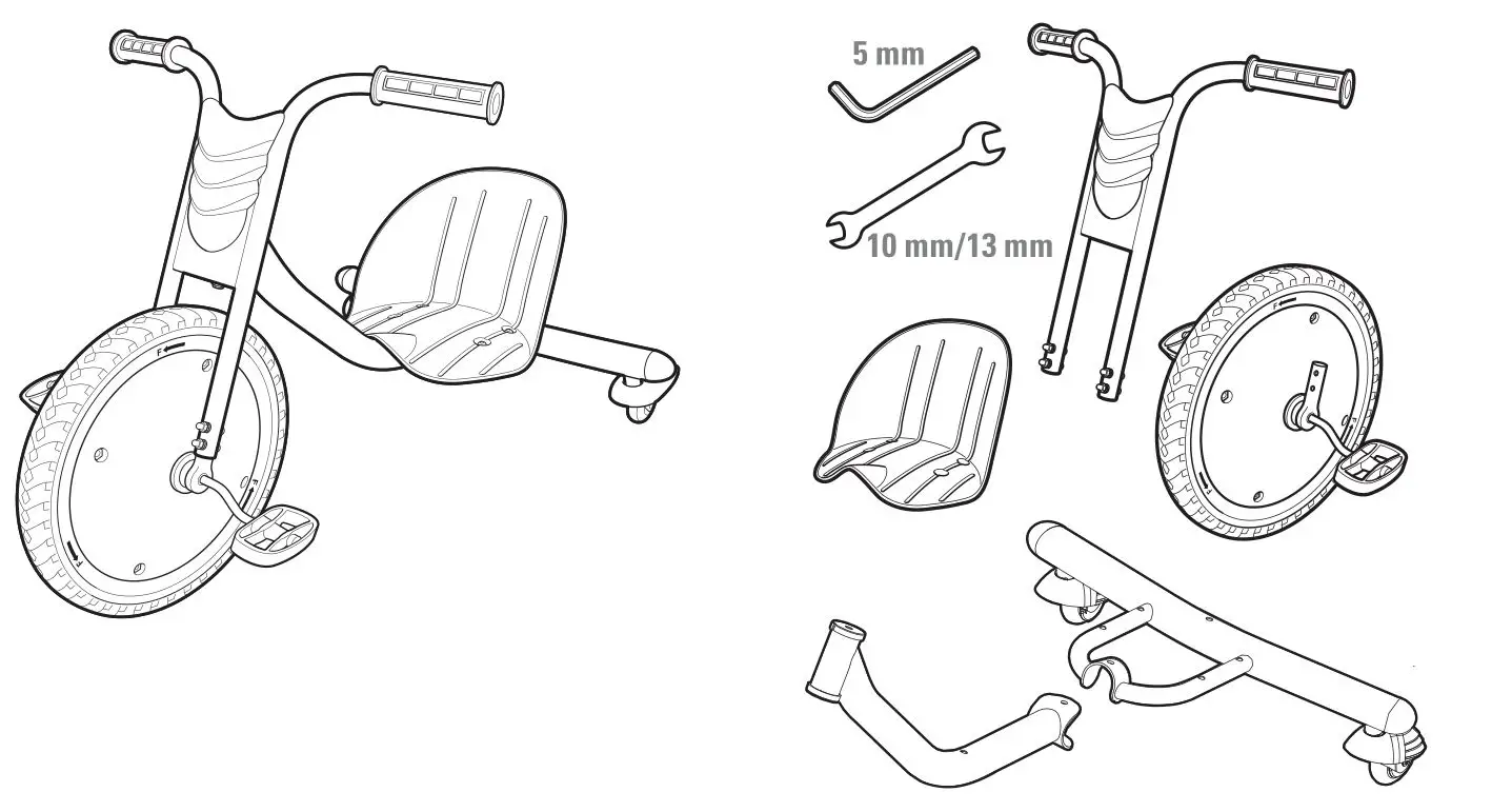 Razor RIPRIDER 360 Caster Trike - Overview
