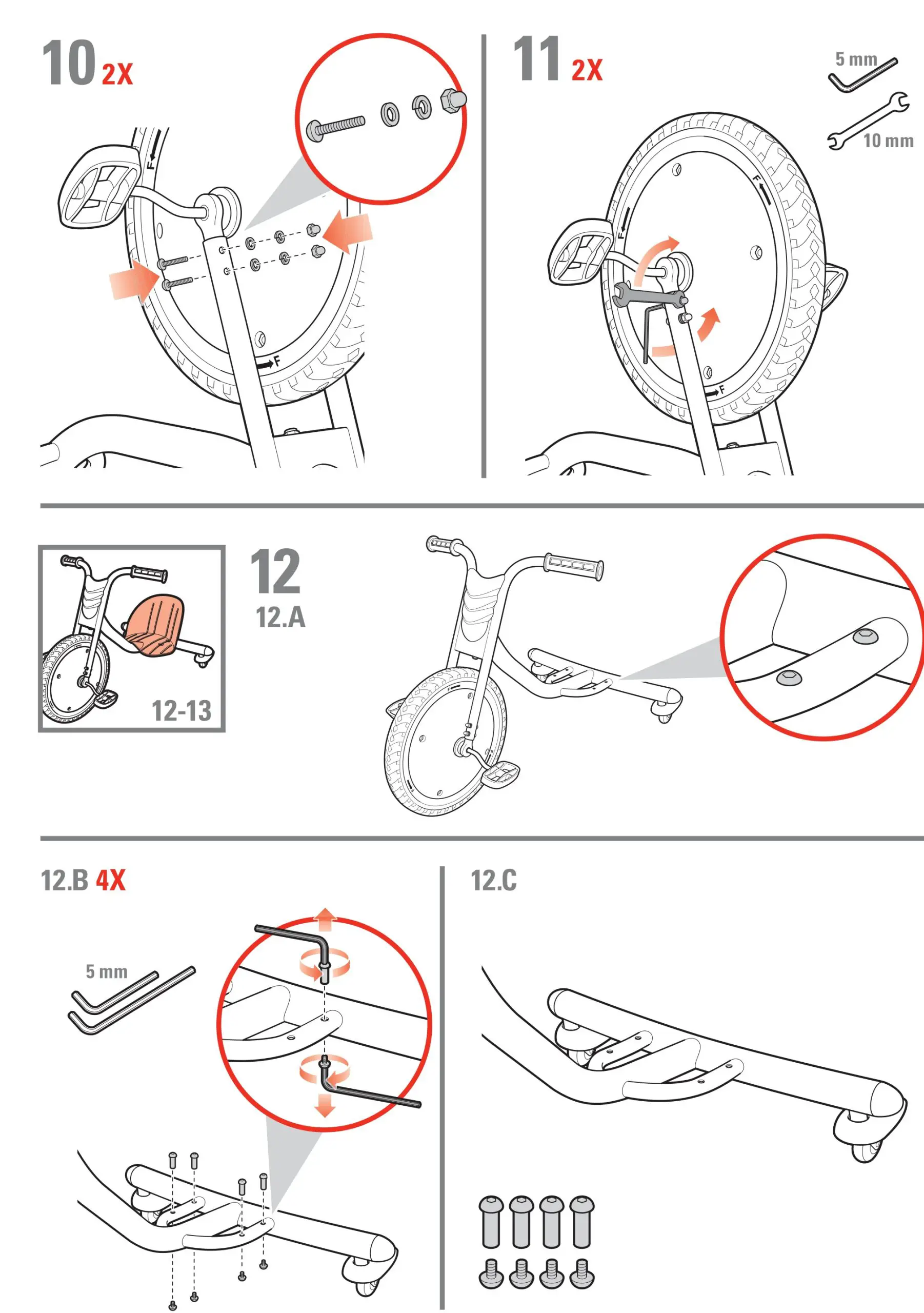 Razor RIPRIDER 360 Caster Trike - installation 6