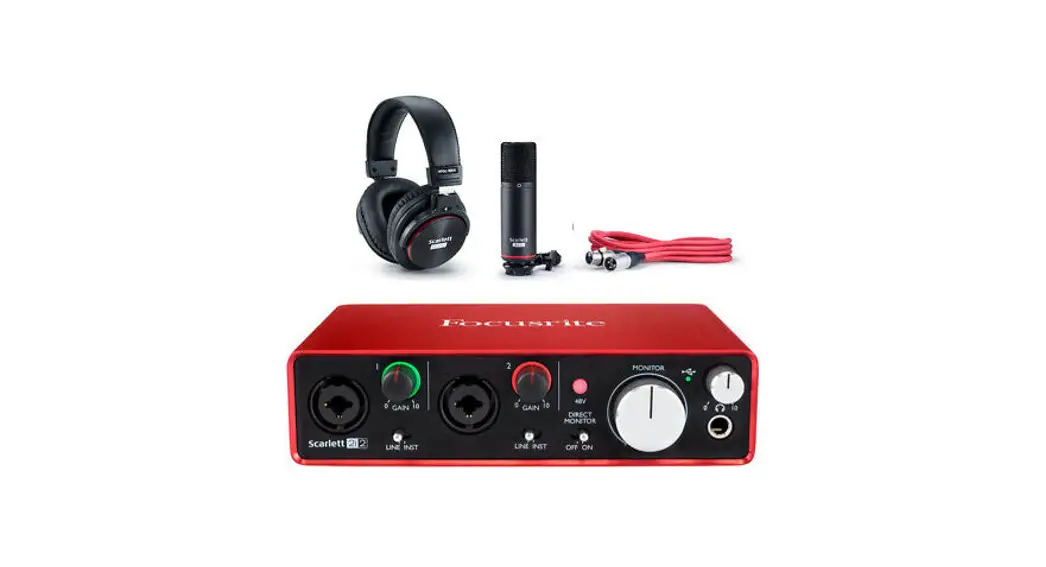 Focusrite 2i2-stu-3g Scarlett 2i2 Studio 3rd Gen 2x2 Usb Audio Interface And Recording Bundle User Guide