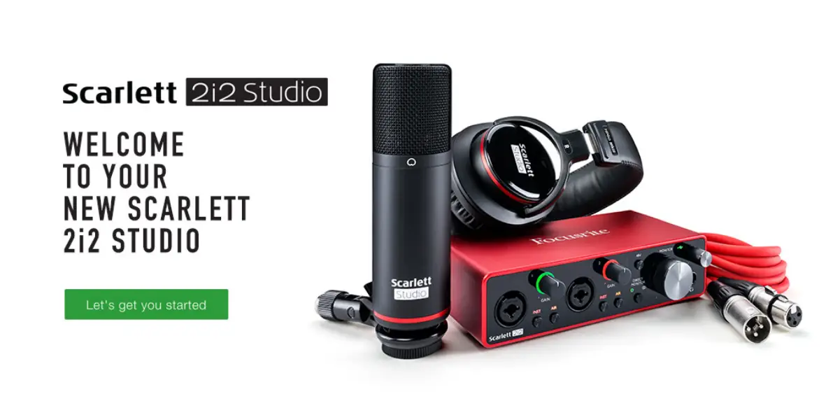 Focusrite 2I2-STU-3G Scarlett 2i2 Studio 3rd Gen 2x2 USB Audio Interface and Recording Bundle - fig2