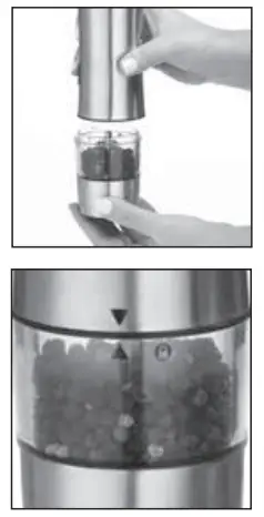 Cuisinart SG6U Rechargeable Seasoning Mill Electric and Paper - ASSEMBLY