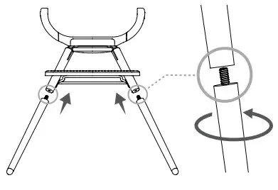 munchkin 17584 Clear Seat High Chair - ATTACH