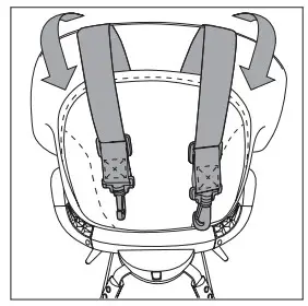munchkin 17584 Clear Seat High Chair - adjusters