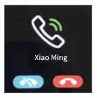 GOKOO SN87 Smart Watch 1.4 inch Full Touch DIY Screen Smartwatch - in caming call