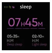 GOKOO SN87 Smart Watch 1.4 inch Full Touch DIY Screen Smartwatch - sleeping Minitor