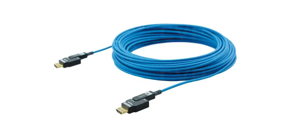 KRAMER CLS-AOCH Fiber Optic High Speed Pluggable HDMI Cable featured