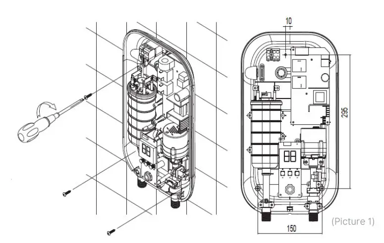 MODENA Veloce Series Electric Instant Water Heater fig9
