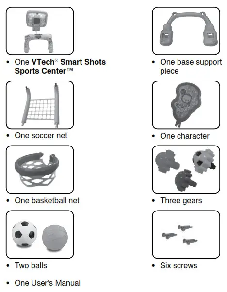 vtech 80-156301 Smart Shots Sports Center- PACKAGE