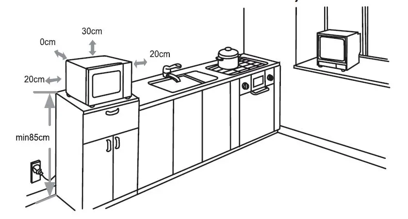 Midea 20L Microwave MM720C2AT-Silver fig3